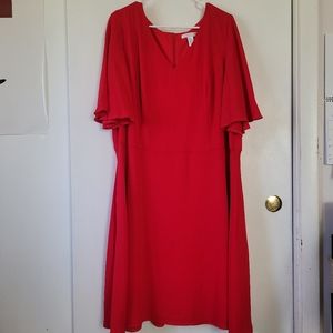 London Times Woman red dress size 18W
